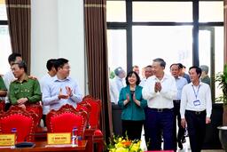 Tổng Bí thư Tô Lâm kiểm tra hoạt động chính quyền địa phương hai cấp tại Hà Nội