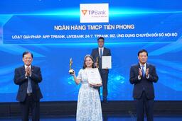 TPBank được vinh danh ngân hàng chuyển đổi số xuất sắc