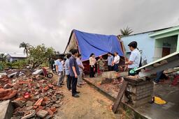 Bí thư Tỉnh ủy Đắk Lắk kiểm tra công tác khắc phục hậu quả sau bão