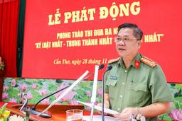 Công an Cần Thơ phát động thi đua “Ba nhất”