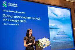 Standard Chartered: Việt Nam sẽ tiếp tục là một trong những nền kinh tế tăng trưởng nhanh nhất châu Á