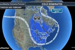 Dự báo thời tiết khắc nghiệt mùa đông kéo dài đến giữa tháng 2