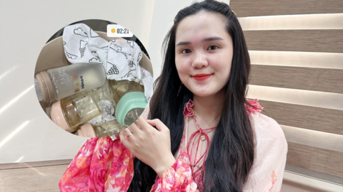 Vợ Duy Mạnh 3 tháng sau sinh con: Làm việc tới 2h sáng vẫn phải rửa bình sữa mới được đi ngủ