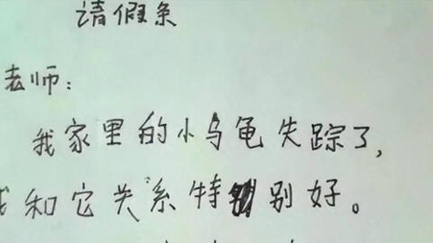 Tờ đơn xin nghỉ học của học sinh tiểu học "gây bão": Cô giáo vừa giận vừa thương, cha mẹ cũng bất lực