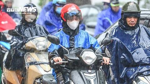 Những nơi nào ở Bắc Bộ hứng mưa lớn trong hôm nay?