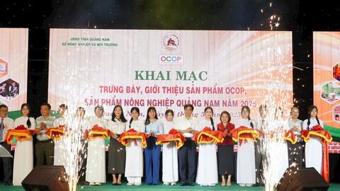 Quảng Nam: Đa dạng sản phẩm OCOP tại triển lãm năm 2025