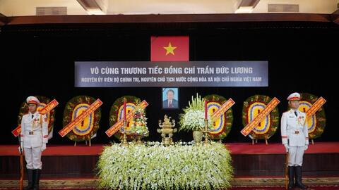 TP Hồ Chí Minh trang trọng tổ chức lễ viếng nguyên Chủ tịch nước Trần Đức Lương