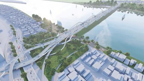 Đẩy nhanh tiến độ triển khai dự án cầu Trần Hưng Đạo, Ngọc Hồi