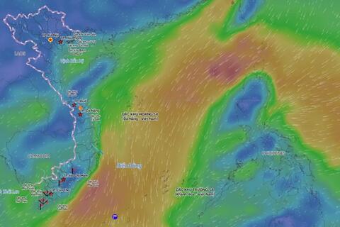 Dự báo diễn biến thời tiết bất lợi trong 2 ngày tới