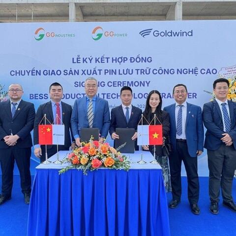 GGI và Goldwind hợp tác phát triển ngành công nghiệp lưu trữ năng lượng