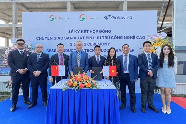GGI và Goldwind hợp tác phát triển ngành công nghiệp lưu trữ năng lượng