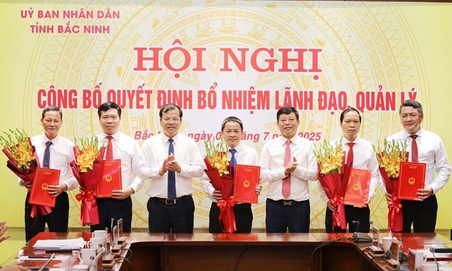 Bổ nhiệm nhân sự chủ chốt ở Bắc Ninh, Đồng Tháp, Quảng Trị