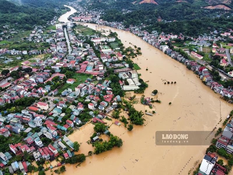 Tỉnh Cao Bằng liên tiếp hứng chịu và thiệ hại vô cùng lớn bởi hoàn lưu 2 cơn bão số 10 và 11. Ảnh: Tân Văn