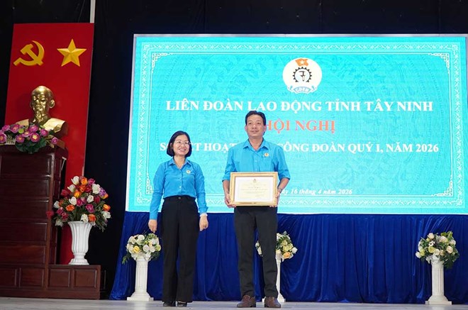 LĐLĐ Tây Ninh chăm lo khoảng 180.000 đoàn viên, người lao động trong quý I.2026