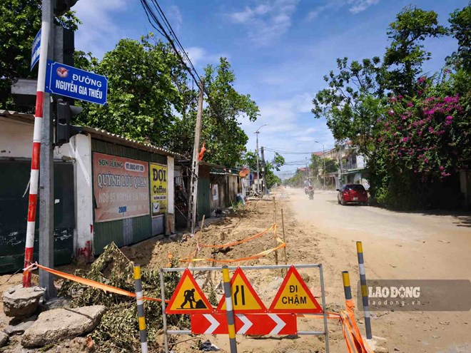 Cải tạo tuyến đường xuống cấp nghiêm trọng ở đô thị Vinh