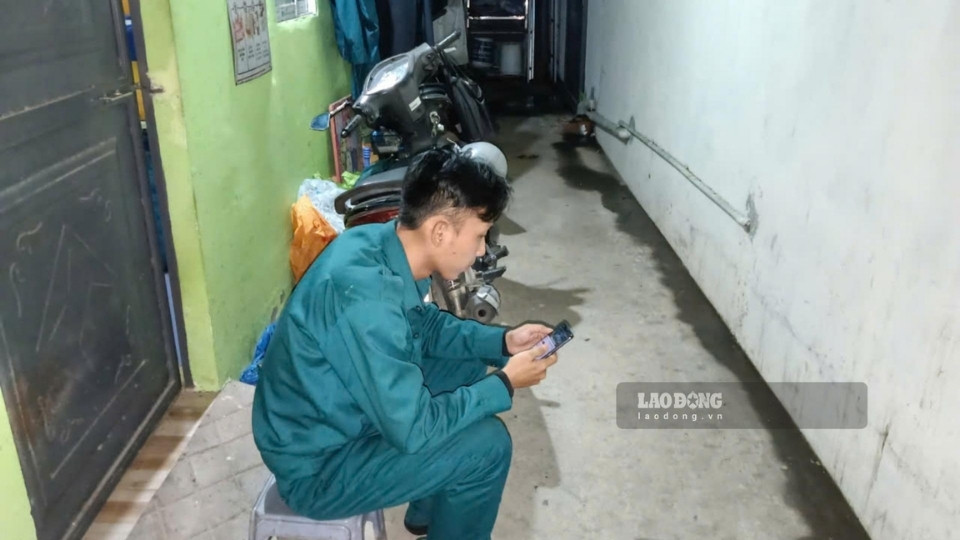 Nhiều công nhân phải thuê phòng trọ nhỏ, diện tích hạn chế, để tiết kiệm chi phí sinh hoạt. Ảnh chụp ngày 7.8.2026 tại nhà trọ công nhân tại Vĩnh Long. Ảnh: Hoàng Lộc