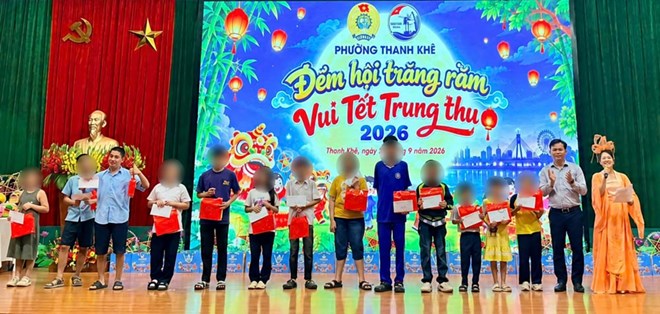 Công đoàn phường Thanh Khê, Đà Nẵng phối hợp tổ chức chương trình Đêm hội Trăng rằm