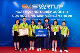 Học sinh Trường THPT Việt Đức giành giải Nhì SV-Startup 2025