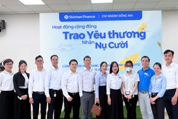 Shinhan Finance viết tiếp hành trình “Trao yêu thương – nhận nụ cười” tại Đồng Nai