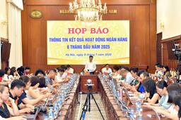Tín dụng tăng 9,9% so với cuối năm 2024, vốn ngân hàng tập trung vào các lĩnh vực ưu tiên, sản xuất kinh doanh