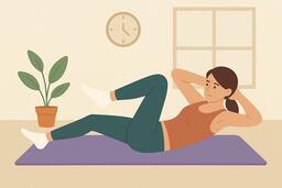 3 bài tập bụng giúp giảm cân nhanh chóng không cần đến phòng gym