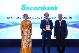 Sacombank tiếp tục ghi danh trong top 50 công ty kinh doanh hiệu quả nhất Việt Nam năm 2025