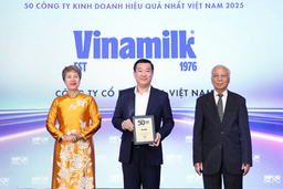 Vinamilk lần thứ 14 liên tiếp được vinh danh Top 50 công ty kinh doanh hiệu quả nhất Việt Nam