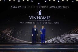 Vinhomes được vinh danh là doanh nghiệp xuất sắc Châu Á tại APEA 2025
