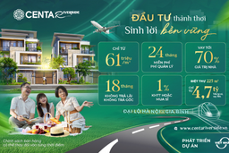 Centa Riverside Từ Sơn: Biệt thự ven sông giá vùng trũng đón sóng hạ tầng phía Đông Bắc thủ đô