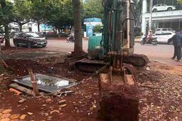 Đắk Lắk tạm dừng việc thi công, cải tạo vỉa hè trên nhiều tuyến phố lớn