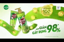 Sunsilk thiên nhiên giúp giảm gãy rụng 98% - nay có mặt trên toàn quốc