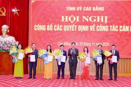 Cao Bằng điều động, bổ nhiệm nhiều lãnh đạo chủ chốt
