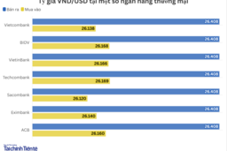Ngày 5/12: Tỷ giá trung tâm giảm
