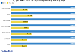 Ngày 12/12: Tỷ giá trung tâm giảm 6 đồng