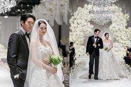 Kim Woo Bin và Shin Min Ah công bố ảnh bước vào lễ đường