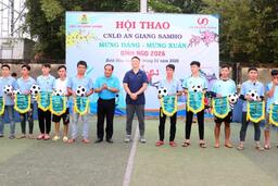 Công đoàn tổ chức hội thao tại công ty có hơn 10.000 người lao động