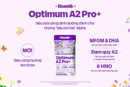 Vinamilk ra mắt Optimum A2 pro+