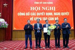 Ban Bí thư chuẩn y Chủ nhiệm Ủy ban Kiểm tra Tỉnh ủy Cao Bằng