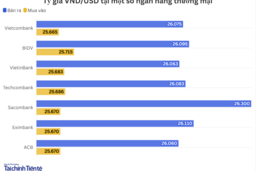 Ngày 10/2: Tỷ giá trung tâm giảm 8 đồng