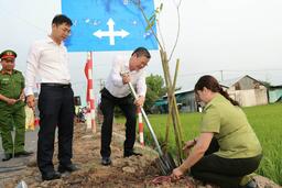 Lãnh đạo Cần Thơ thăm đồng lúa, trồng cây đầu xuân
