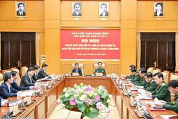 Kiểm tra, giám sát nhiều nội dung với Ban Thường vụ Quân ủy Trung ương