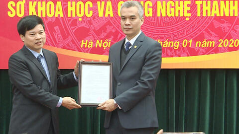 Hà Nội có Giám đốc Sở Khoa học Công nghệ mới