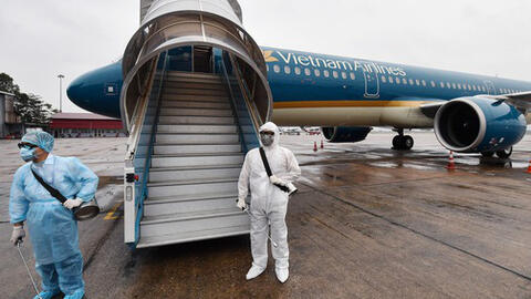 Đã tìm được 5 người trên chuyến bay của Vietnam Airlines có khách Nhật Bản nhiễm Covid-19