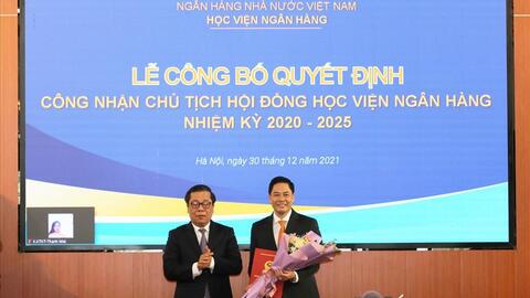 Học viện Ngân hàng, Đại học Ngân hàng TPHCM có lãnh đạo mới