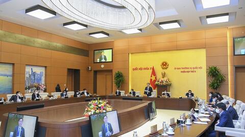 Phiên họp thường kỳ thứ 7 của Uỷ ban Thường vụ Quốc hội diễn ra từ ngày 18 đến 19/1/2022