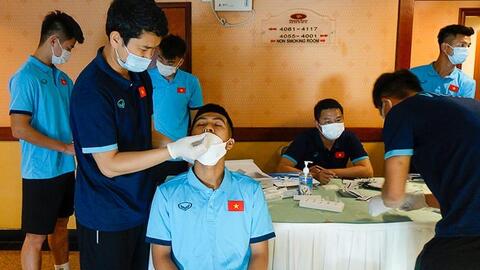 5 thành viên U23 Việt Nam nghi mắc COVID-19