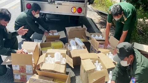 An Giang: Liên tiếp phát hiện, tạm giữ lượng lớn hàng hóa nghi nhập lậu
