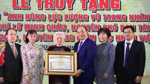 "Người buôn tiền lịch sử" Lữ Minh Châu được truy tặng danh hiệu Anh hùng lực lượng vũ trang