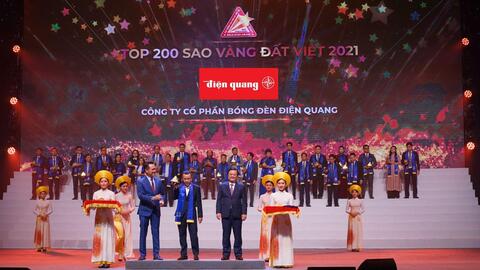 Điện Quang được vinh danh tại Lễ trao giải Sao Vàng Đất Việt 2021