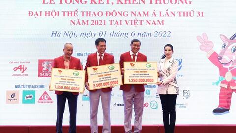 Golf Long Thành trao thưởng 5 tỷ đồng Cho các vận động viên có thành tích xuất sắc tại SEA GAMES 31